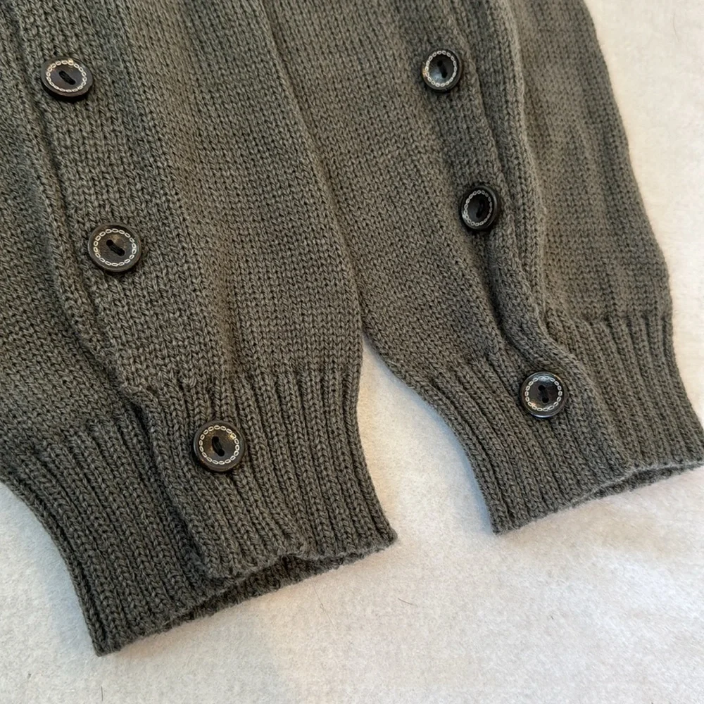 Women's Leg warmers Gray Cream Buttons Lace NWOT slouchy knit boots - Picture 5 of 9